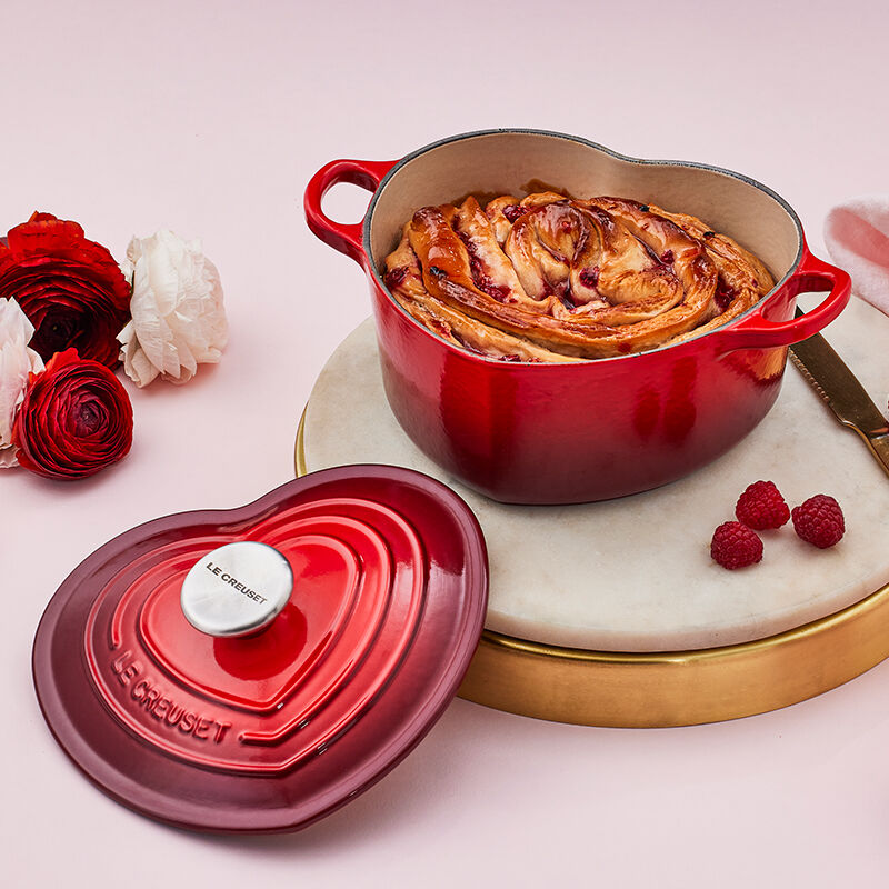 LE CREUSET ハート柄やかん 1.1リットル LE CREUSET ハート柄やかん